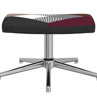 Relaxsessel mit Hocker Patchwork Stoff