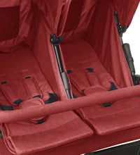 Geschwisterwagen Rot Stahl