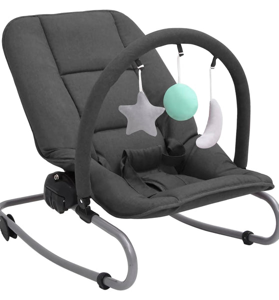 Babywippe Anthrazit Stahl