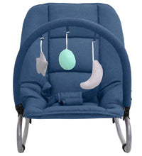 Babywippe Marineblau Stahl