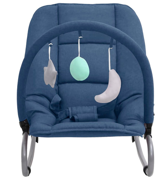 Babywippe Marineblau Stahl
