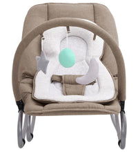 Babywippe Taupe Stahl