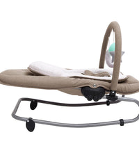 Babywippe Taupe Stahl
