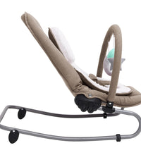 Babywippe Taupe Stahl