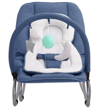 Babywippe Marineblau Stahl
