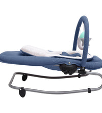Babywippe Marineblau Stahl