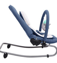 Babywippe Marineblau Stahl