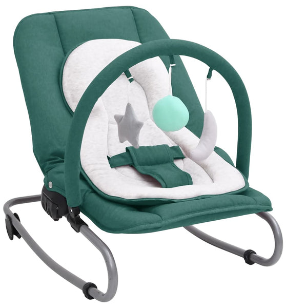 Babywippe Grün Stahl