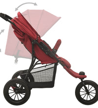 Kinderwagen Rot Stahl
