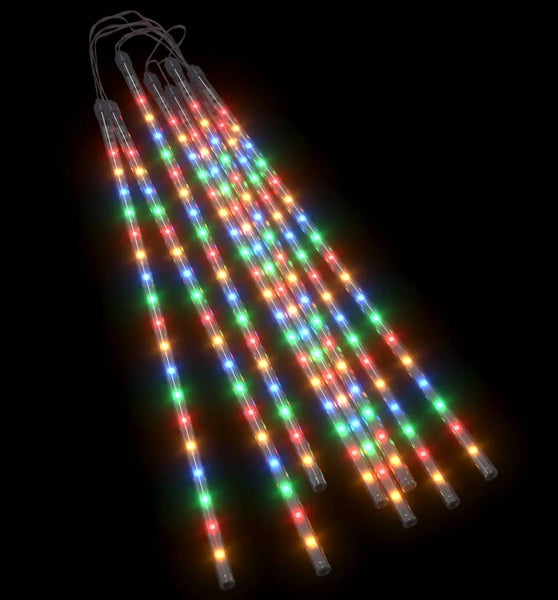 LED Meteor-Lichter 8 Stk. 50 cm Mehrfarbig 288 LEDs
