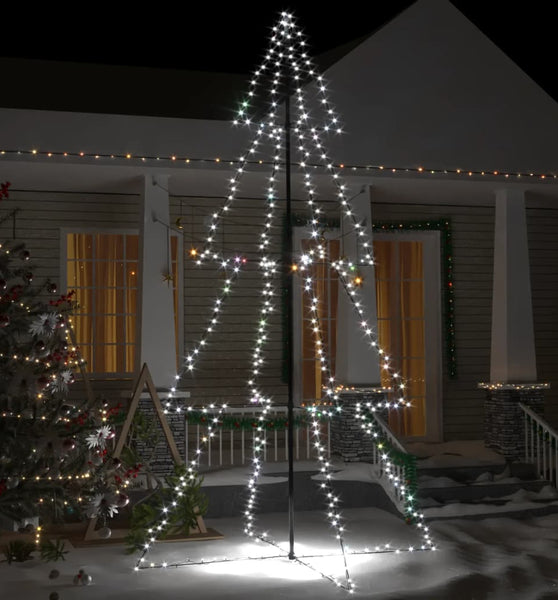 Weihnachtsbaum in Kegelform 360 LEDs Indoor Outdoor 143x250 cm