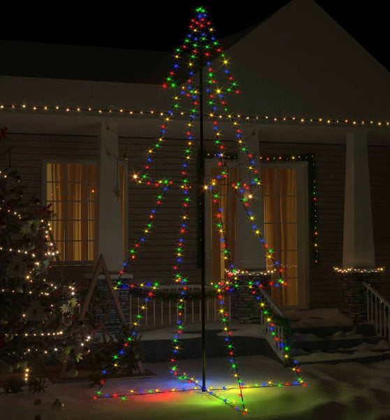 Weihnachtsbaum in Kegelform 360 LEDs Indoor Outdoor 143x250 cm