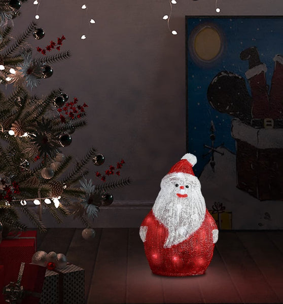 LED-Weihnachtsmann Acryl Indoor und Outdoor 28 cm