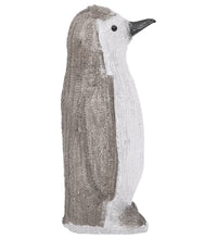 LED-Weihnachtsfigur Pinguin Acryl Indoor und Outdoor 30 cm