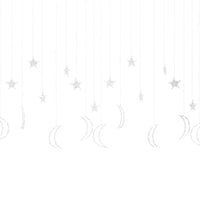 Lichterketten Stern und Mond Fernbedienung 345 LED Bunt