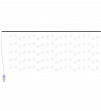 LED Sternenvorhang Lichterkette 500 LED Blau 8 Funktionen