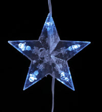 LED Sternenvorhang Lichterkette 500 LED Blau 8 Funktionen