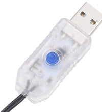 Lichterkette mit 400 LEDs Blau 40 m 8 Lichteffekte