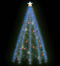 Weihnachtsbaum-Lichternetz mit 250 LEDs Blau 250 cm