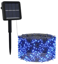 Solar-Lichterketten 5 Stk. 5x200 LED Blau Innen Außen
