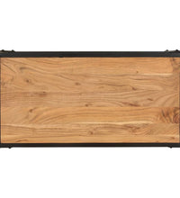 Couchtisch 90x45x35 cm Massivholz Akazie