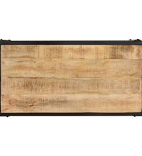 Couchtisch 90x45x35 cm Raues Massives Mangoholz