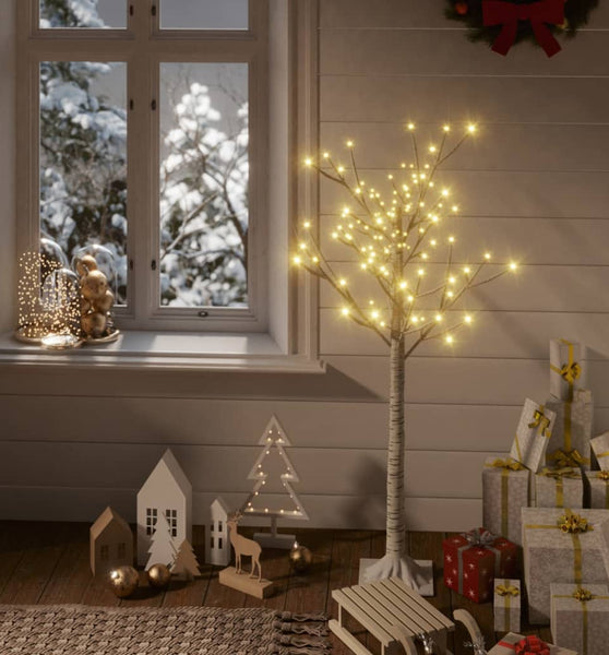 Weihnachtsbaum 120 LEDs 1,2 m Warmweiß Indoor Outdoor