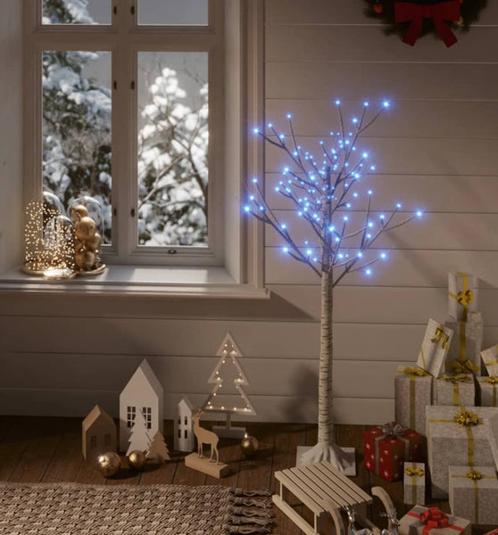 Weihnachtsbaum 120 LEDs 1,2 m Blau Indoor Outdoor