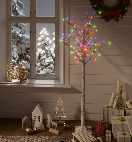 Weihnachtsbaum 140 LEDs 1,5 m Bunt Indoor Outdoor