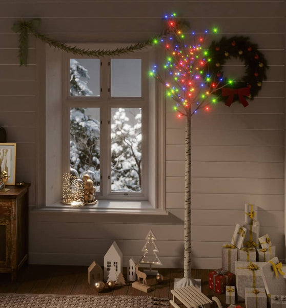 Weihnachtsbaum 200 LEDs 2,2 m Bunt Indoor Outdoor