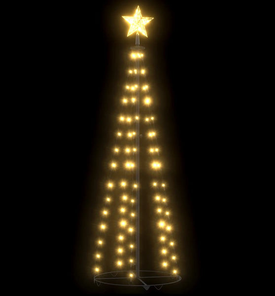 Weihnachtsbaum Kegelform 70 LEDs Deko Warmweiß 50x120 cm