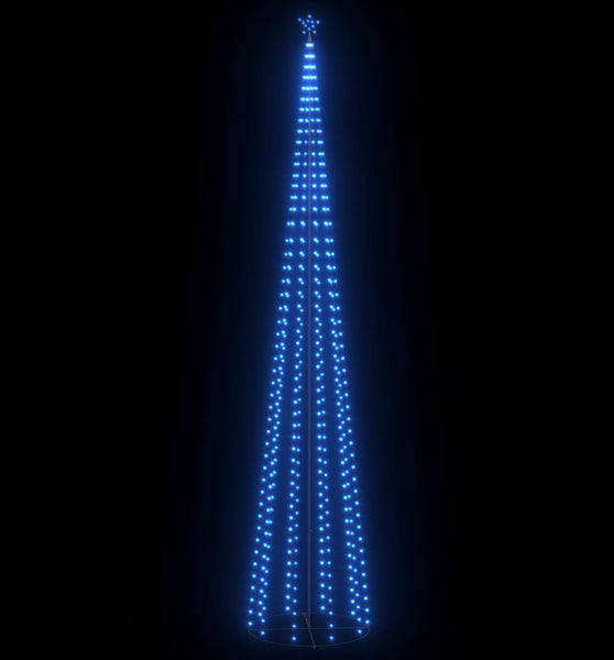 Weihnachtsbaum Kegelform 752 LEDs Deko Blau 160x500 cm