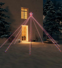 Weihnachtsbaum-Lichterketten Indoor Outdoor 576 LEDs Bunt 3,6 m
