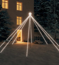 Weihnachtsbaum-Lichterketten Indoor Outdoor 800 LED Kaltweiß 5m
