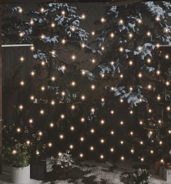 Weihnachts-Lichternetz 4x4 m 544 LED Warmweiß Indoor Outdoor