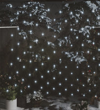 Weihnachts-Lichternetz 4x4 m 544 LED Kaltweiß Indoor Outdoor