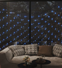 Weihnachts-Lichternetz Blau 4x4 m 544 LEDs Indoor Outdoor