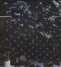 Weihnachts-Lichternetz Blau 4x4 m 544 LEDs Indoor Outdoor