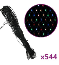 Weihnachts-Lichternetz 4x4 m 544 LED Bunt Indoor Outdoor