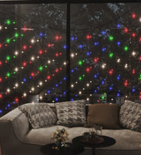 Weihnachts-Lichternetz 4x4 m 544 LED Bunt Indoor Outdoor