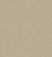 Babybett mit Matratze Taupe Leinenstoff