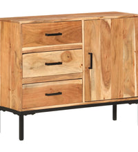 Sideboard 88x30x73 cm Akazie Massivholz