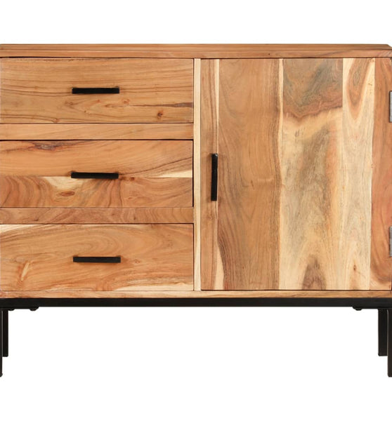 Sideboard 88x30x73 cm Akazie Massivholz