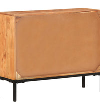 Sideboard 88x30x73 cm Akazie Massivholz