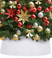 Weihnachtsbaumrock Weiß Ø65x19,5 cm