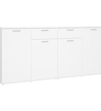 Sideboard Weiß 160x36x75 cm Holzwerkstoff