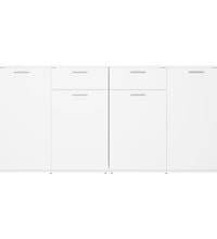 Sideboard Weiß 160x36x75 cm Holzwerkstoff