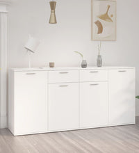Sideboard Weiß 160x36x75 cm Holzwerkstoff
