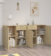 Sideboard Sonoma-Eiche 160x36x75 cm Holzwerkstoff