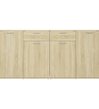 Sideboard Sonoma-Eiche 160x36x75 cm Holzwerkstoff